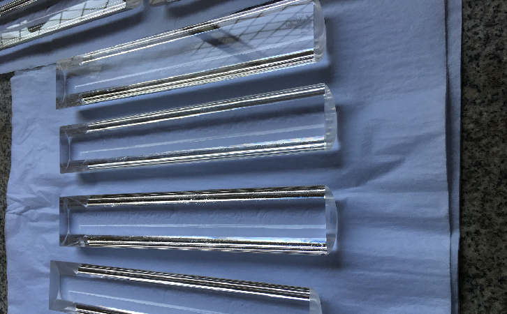 大直徑標準半圓石英玻璃棒